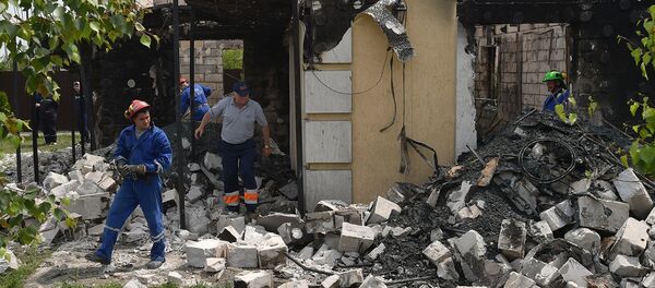 Пожар в доме престарелых. Украина - Sputnik Армения