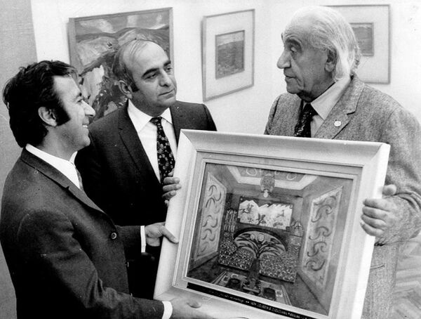 Գուրգեն Յանիկյանը Մարտիրոս Սարյանի կտավներից մեկը հանձնել է Սարյանի թանգարան - Sputnik Արմենիա