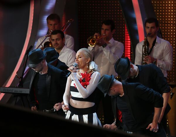 Певица Лайма Вайкуле на открытии конкурса Новая волна 2013 в Юрмале - Sputnik Армения