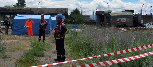 Учения армянских спасателей в условиях землетрясения - Sputnik Армения