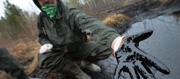 Разливы нефти на Мамонтовском месторождении в ХМАО Разливы нефти на Мамонтовском месторождении в ХМАО - Sputnik Արմենիա