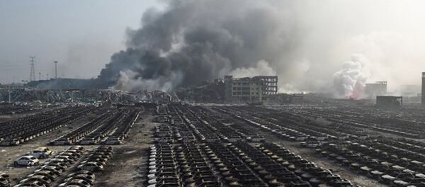 Мощные взрывы на складе опасных веществ в Тяньцзине - Sputnik Армения