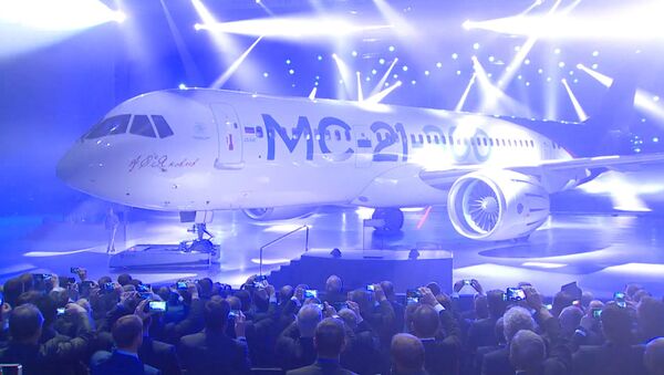 Спутник_Торжественная презентация нового пассажирского самолета МС-21 в Иркутске - Sputnik Армения