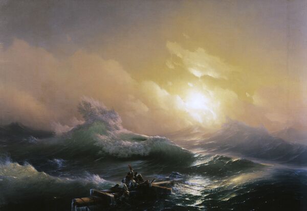Репродукция картины Девятый вал Репродукция картины Девятый вал - Sputnik Արմենիա