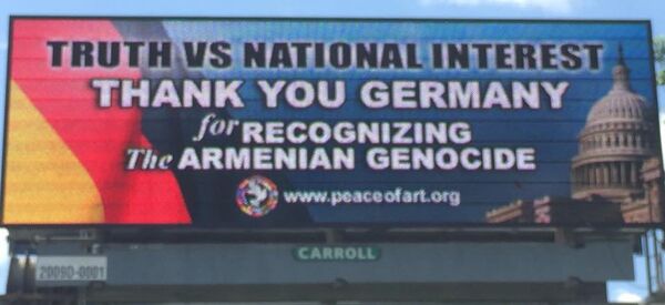 Ամերիկահայերը շնորհակալություն են հայտնում Գերմանիային Ամերիկահայերը շնորհակալություն են հայտնում Գերմանիային - Sputnik Արմենիա