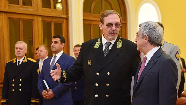 Президент Армении посетил посольство России - Sputnik Армения