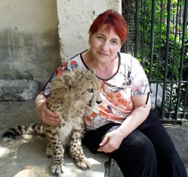 Гулико Читадзе, главная няня-смотрительница тбилисского зоопарка Гулико Читадзе, главная няня-смотрительница тбилисского зоопарка - Sputnik Армения