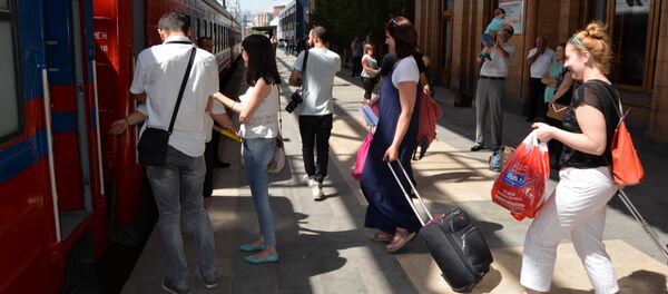 Железнодорожная станция Железнодорожная станция - Sputnik Армения