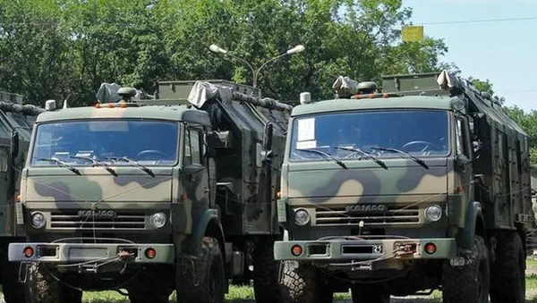 Подвижная цифровая радиорелейная станция Р-419Л1 - Sputnik Армения