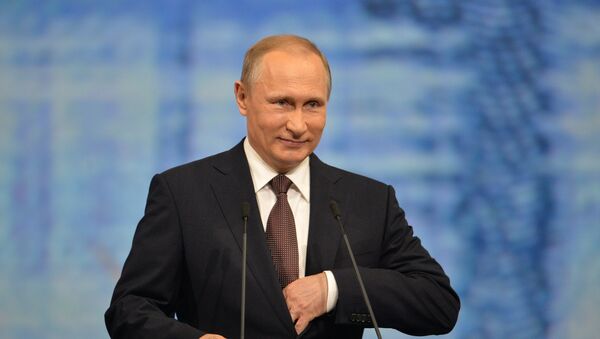 Рабочая поездка президента РФ В. Путина в Санкт-Петербург. День второй - Sputnik Армения