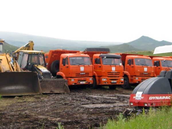 Начались строительные работы на участке дорог Талин-Ланджик и Ланджик-Гюмри Начались строительные работы на участке дорог Талин-Ланджик и Ланджик-Гюмри - Sputnik Արմենիա