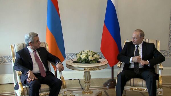 Встреча Сержа Саргсяна и Владимира Путина - Sputnik Армения