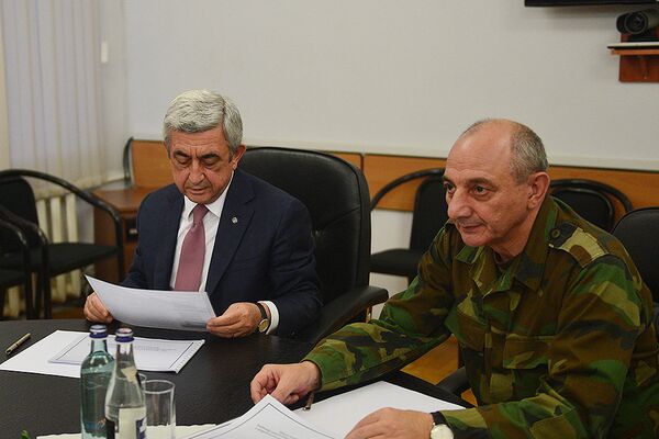 Հայաստանի և Արցախի նախագահները Հայաստանի և Արցախի նախագահները - Sputnik Արմենիա