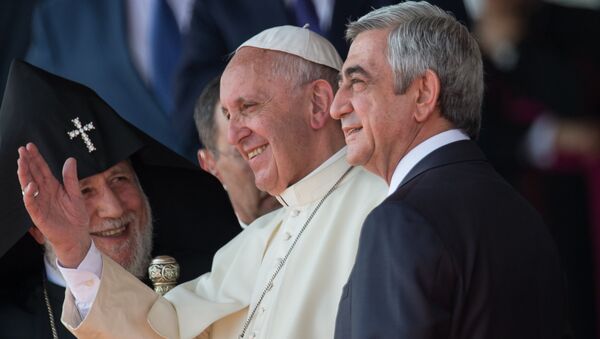 Папа Римский Франциск I в Армении - Sputnik Армения