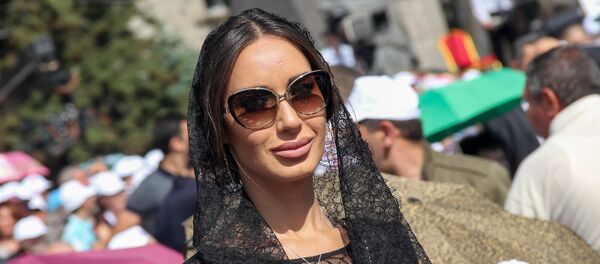 Назени Ованнисян на мессе Папы Римского в Гюмри Назени Ованнисян на мессе Папы Римского в Гюмри - Sputnik Արմենիա