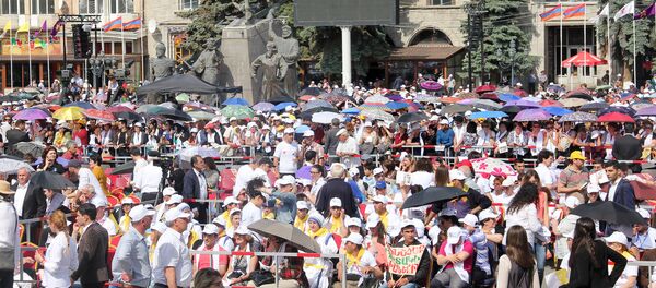 Месса Папы Римского в Гюмри - Sputnik Армения