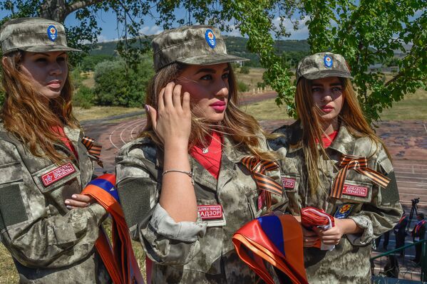 Военно-спортивный сбор “Наследники Победы” в Армении - Sputnik Армения