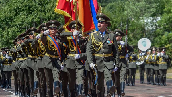 Военно-спортивный сбор “Наследники Победы” в Армении - Sputnik Արմենիա
