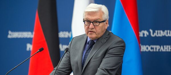 Министр иностранных дел Германии, председатель ОБСЕ Франк-Вальтер Штайнмайер Министр иностранных дел Германии, председатель ОБСЕ Франк-Вальтер Штайнмайер - Sputnik Армения