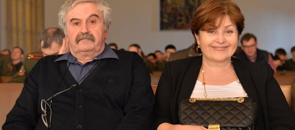 Внуки маршала СССР Ивана Баграмяна - Иван Баграмян и Карина Наджарова - Sputnik Армения