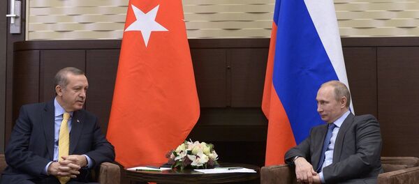 Владимир Путин и Реджеп Тайип Эрдоган Владимир Путин и Реджеп Тайип Эрдоган - Sputnik Армения