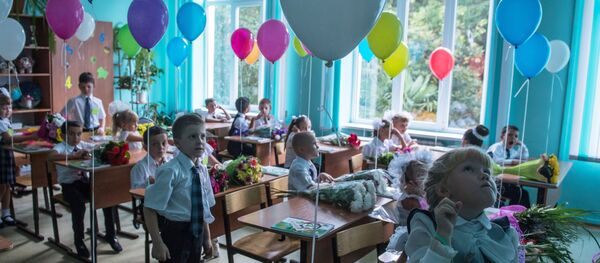 Начало нового учебного года в России, 1 сентября Начало нового учебного года в России, 1 сентября - Sputnik Армения