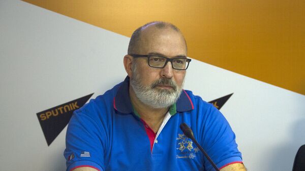 Главный тренер сборной Армении по баскетболу Тигран Гекчян - Sputnik Армения