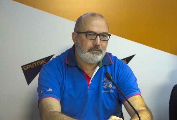 Главный тренер сборной Армении по баскетболу Тигран Гекчян - Sputnik Армения