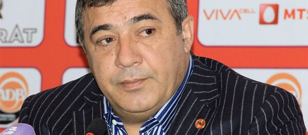 Президент Федерации футбола Армении Рубен Айрапетян Президент Федерации футбола Армении Рубен Айрапетян - Sputnik Армения