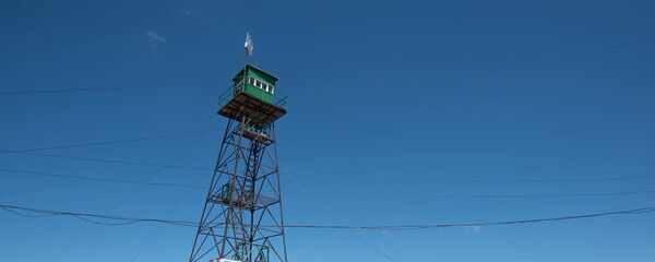 Сторожевая вышка на армяно-турецкой границе Сторожевая вышка на армяно-турецкой границе - Sputnik Армения