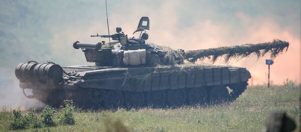 Учения на полигоне Алагяз Учения на полигоне Алагяз - Sputnik Армения