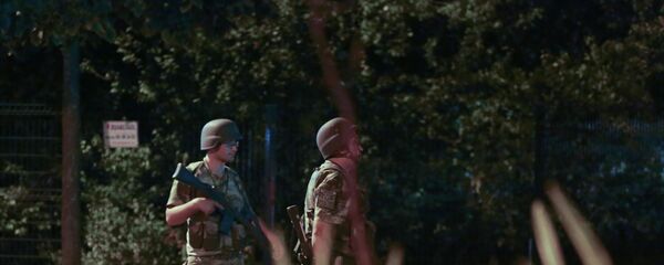 Турецкие военные блокируют проход на мост через Босфор, Стамбул Турецкие военные блокируют проход на мост через Босфор, Стамбул - Sputnik Արմենիա