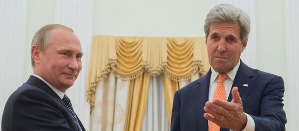 Владимир Путин и Джон Керри Владимир Путин и Джон Керри - Sputnik Армения