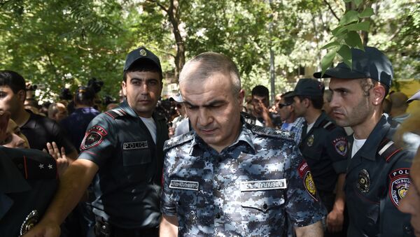 Заместитель начальника Полиции Армении Унан Погосян. - Sputnik Армения