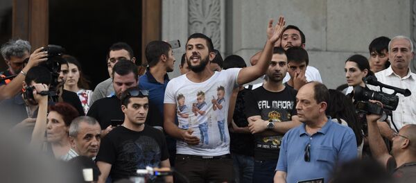 Акция на площади Свободы в Ереване Акция на площади Свободы в Ереване - Sputnik Արմենիա