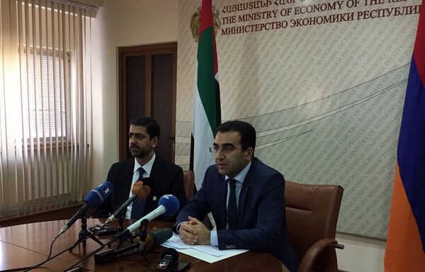 Подписание финансового соглашения между Арменией и ОАЭ Подписание финансового соглашения между Арменией и ОАЭ - Sputnik Արմենիա