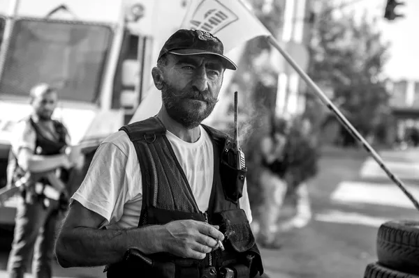 Члены вооруженной группы, захватившей здание полка ППС в Ереване. Павлик Манукян Члены вооруженной группы, захватившей здание полка ППС в Ереване. Павлик Манукян - Sputnik Армения