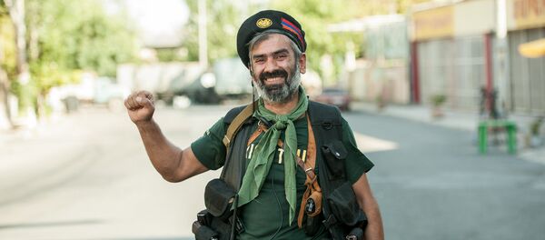 Члены вооруженной группы, захватившей здание полка ППС в Ереване Члены вооруженной группы, захватившей здание полка ППС в Ереване - Sputnik Армения