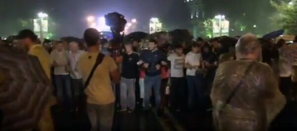 Акция протеста в поддержку группировки Сасна Црер - Sputnik Армения