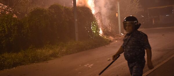 Разгон демонстрантов в Сари тахе Разгон демонстрантов в Сари тахе - Sputnik Армения