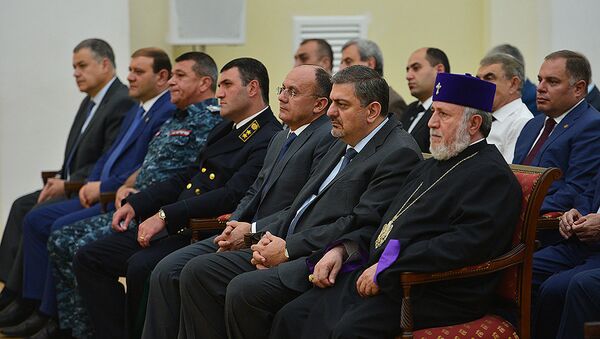 Встреча президента РА с представителями религии, гражданского общества и политики - Sputnik Армения