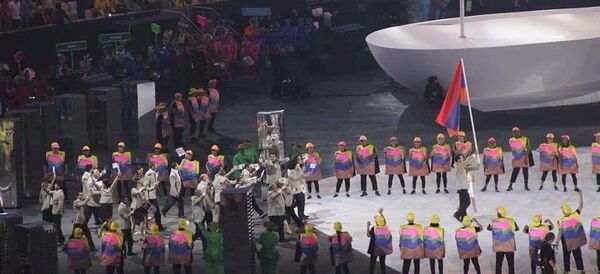 Церемония открытия Олимпийских игр в Бразилии. Рио 2016 Церемония открытия Олимпийских игр в Бразилии. Рио 2016 - Sputnik Արմենիա