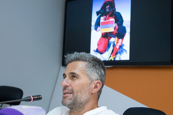 Пресс-конференция, посвященная Международному дню альпинизма. Ара Хачадурян  - Sputnik Армения