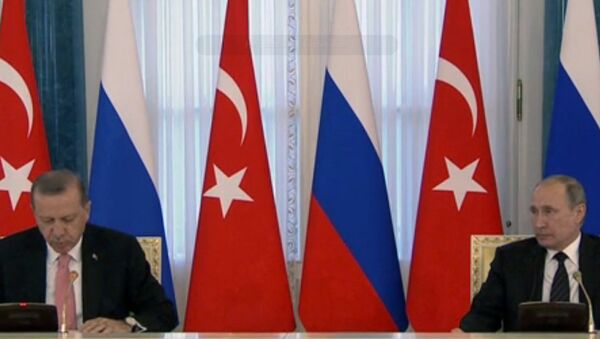 СПУТНИК_LIVE: Совместная пресс-конференция Путина и Эрдогана в Петербурге - Sputnik Армения