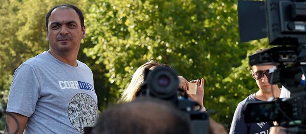 Акция журналистов в поддержку свободы слова - Sputnik Армения