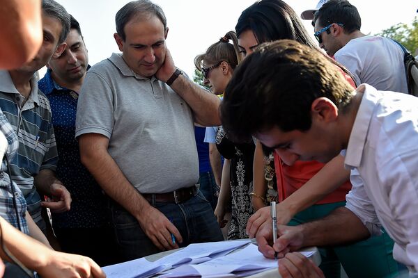 Акция журналистов в поддержку свободы слова Акция журналистов в поддержку свободы слова - Sputnik Արմենիա