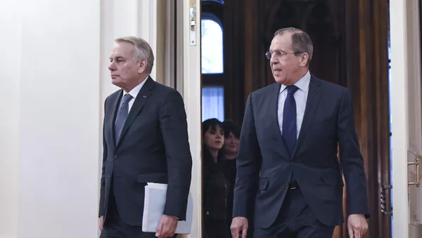 Встреча глав МИД РФ и Франции С.Лаврова с Ж.-М.Эйро - Sputnik Армения