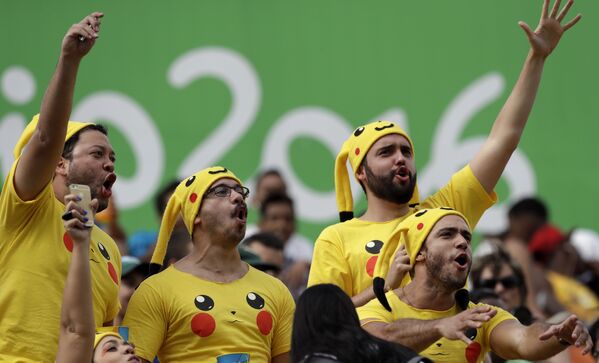 Фанаты во время матча по регби во время Олимпийских игр-2016 в Рио-де-Жанейро - Sputnik Армения