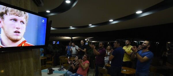 Артур Алексанян принес Армении первое золото на Олимпиаде в Рио Артур Алексанян принес Армении первое золото на Олимпиаде в Рио - Sputnik Армения