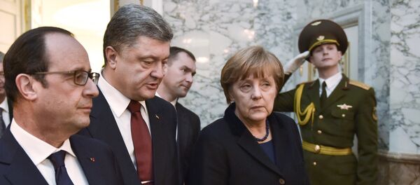 Переговоры лидеров России, Германии, Франции и Украины в Минске Переговоры лидеров России, Германии, Франции и Украины в Минске - Sputnik Армения
